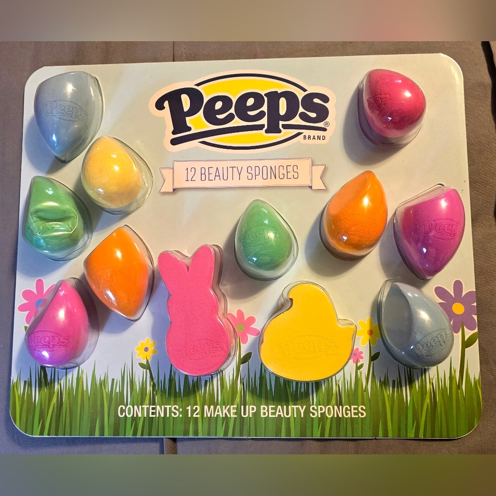 Peeps 12 Piece Make Up Beauty Sponges